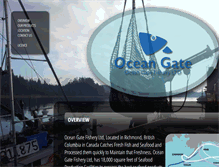 Tablet Screenshot of oceangatefishery.com